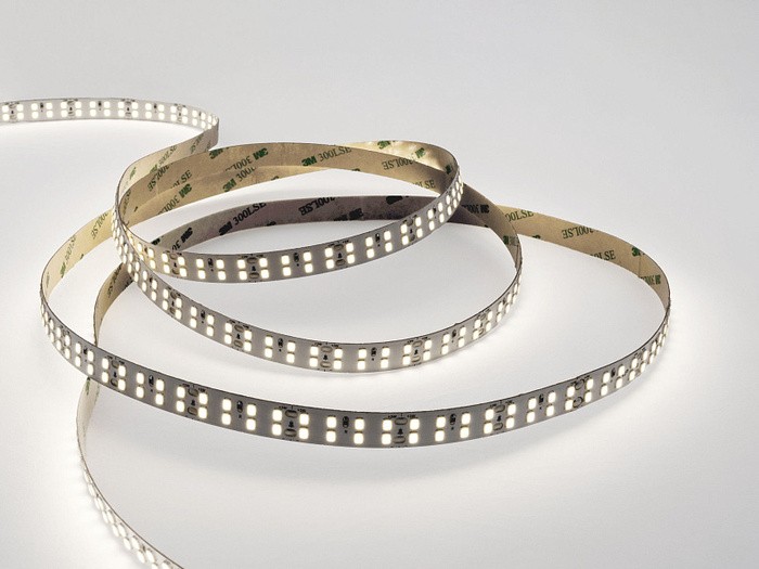 Светодиодная лента LEDS POWER двухрядная 2835 240/м (22Вт/м) 24В холодная, серия ПРО140