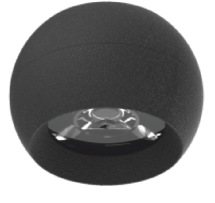 CLARUS Магнитный трековый светильник BUBBLE Черный, 7W, 50x35, 4000К