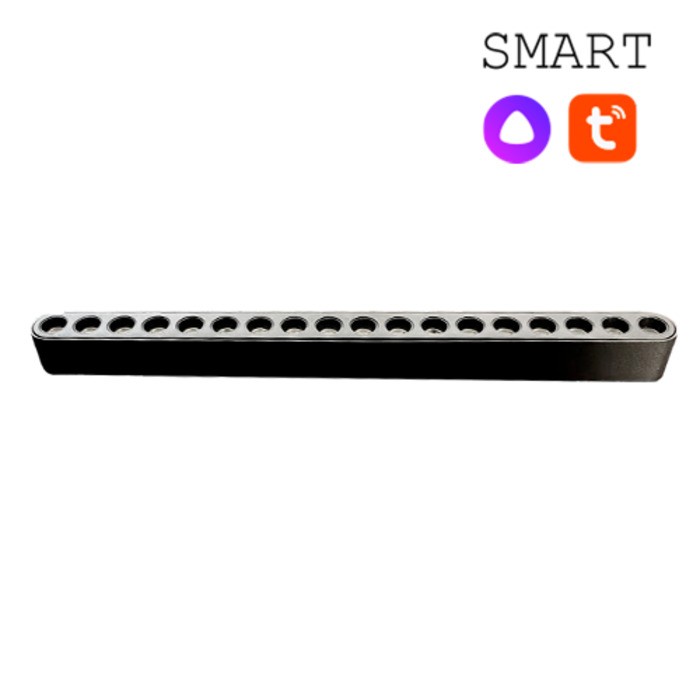 CLARUS SMART Магнитный ультратонкий трековый светильник AKCENT черный, 18W, 2700~6000K