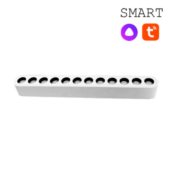 CLARUS SMART Магнитный ультратонкий трековый светильник AKCENT белый, 12W, 2700~6000K