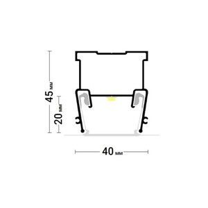 6838 FLEXY Профиль Световая линия 3 см. 2.0 м. рис.2