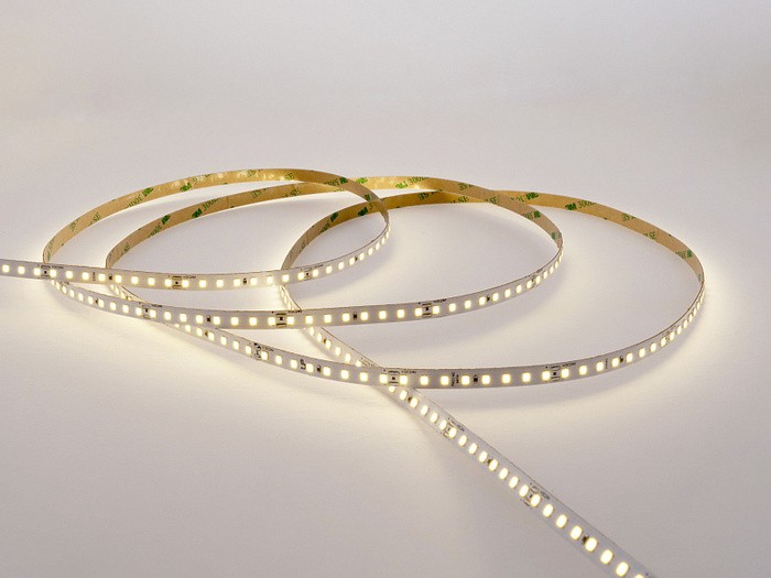 Светодиодная лента LEDS POWER 2835 128/м (12Вт/м) 24В теплая, серия ПРО125
