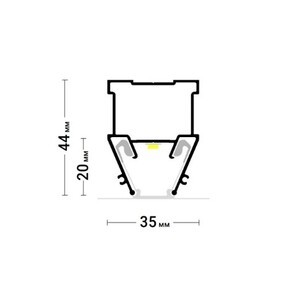 7140 FLEXY Профиль Световая линия 1.5 см. 2.0 м. рис.2